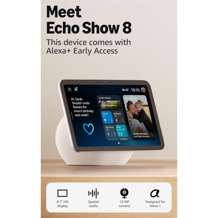 Buy Amazon Echo Show 8 Smart Display with Alexa in Dubai