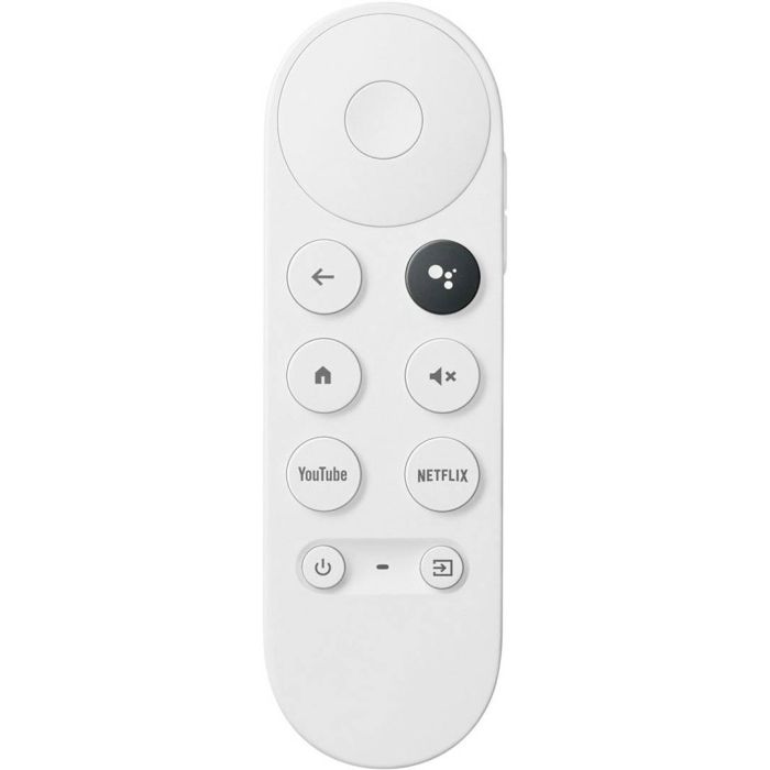 Google Chromecast with Google TV HD Voice Remote Control, Snow