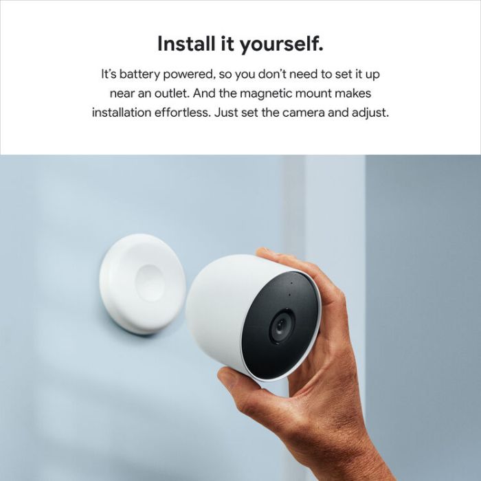 Nest Cam outdoor or indoor battery Powered GA01317-US