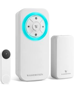 Wasserstein Doorbell Chime for Google Nest Doorbell (Wired, 2nd Gen) and Google Nest Doorbell (Battery) - Made for Google Nest