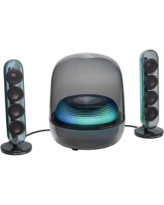 Harman Kardon SoundSticks 5 Bluetooth Speaker, 3-Way Speaker Design, HDMI ARC Connectivity with One Cable, Auracast Multi-Speaker Connection, Colorful Light Shows