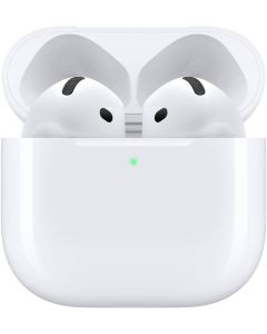 Apple AirPods 4 Wireless Earbuds, Bluetooth Headphones, Personalized Spatial Audio, Sweat and Water Resistant