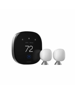 Ecobee Smart Thermostat Premium Plus Pack &ndash; EB-STATE6VP-01 - Black (Includes 2x SmartSensors)