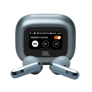 JBL LIVE FLEX 3 True Wireless Noise Cancelling Open-Stick Earbuds - Blue