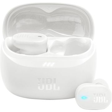 JBL Tune Buds 2 True Wireless Noise Cancellling Earbuds, Pure Bass Sound, Bluetooth 5.3, LE Audio, Smart Ambient, 6-Mic Technology, 48H Battery, Water and Dust Resistant - White