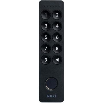Nuki Keypad 2 Door with Code or Fingerprint Quick and Comfortable Opening Perfect Accessory for NUKI Smart Lock Bluetooth