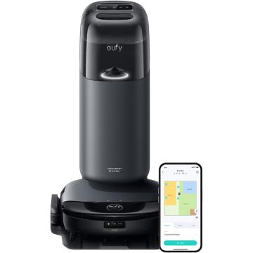 Eufy Omni S1 Robot Vacuum Cleaner with Mop, Groundbreaking Floor Washing System, All-in-One Station, 8000 Pa
