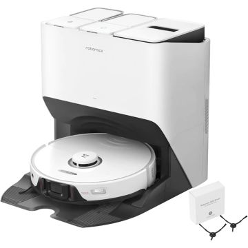Roborock S8 Pro Ultra Robotic Vacuum And Mop, Auto-Drying, Self-Washing, Liftable Dual Brush And Sonic Mop, 6000Pa Suction, Self-Refilling, Self-Emptying, Reactive 3D Obstacle Avoidance 350 ml