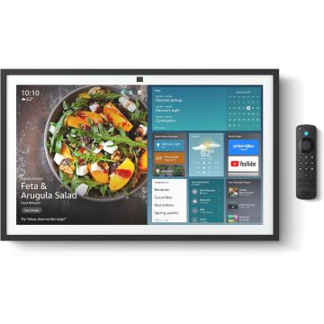 Amazon Echo Show 21 2nd Gen | A stunning 21" smart kitchen TV for home organization with Alexa