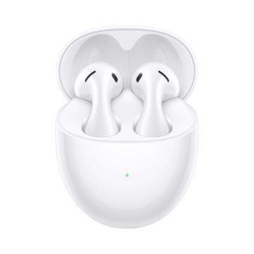 HUAWEI FreeBuds 5 Wireless Earphone, TWS Bluetooth Earbuds, Unique Design, Hi-Res sound, AI Call noise cancellation, Super charge, Long battery life, Dual device connection, Water resistance-White Ceramic|55036456