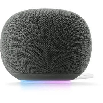 Google Home Speaker - Smart Speaker with Gemini AI & 360-Degree Sound - Hazel - GA10554-US