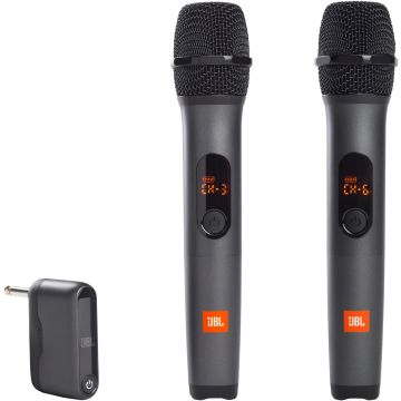JBL Wireless Microphone Set 2 Pieces Wireless MIC with Receiver
