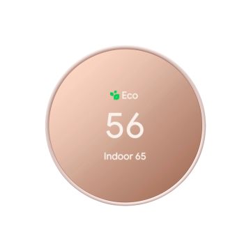 Google Nest Smart Programmable Wi-Fi Thermostat - TDRA Approved - Sand