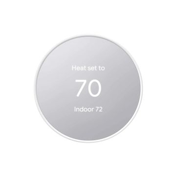 Google Nest Smart Programmable Wi-Fi Thermostat - TDRA Approved - Snow