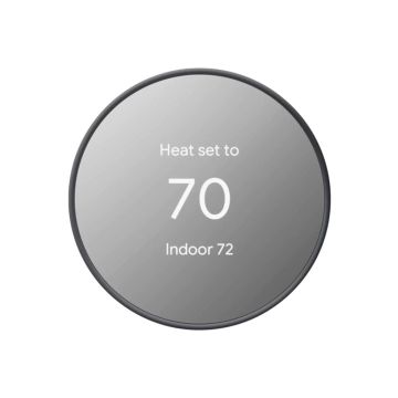 Google Nest Smart Programmable Wi-Fi Thermostat - TDRA Approved - Charcoal