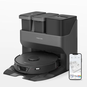 Roborock S7 Max Ultra Robot Vacuum with RockDock Ultra-Black