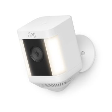 Ring Spotlight Cam Plus Battery | Wireless outdoor Security Camera 1080p HD Video, Two-Way Talk, LED Spotlights, Siren, alternative to CCTV system 