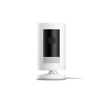 Ring Stick Up Cam Plug-In|HD Security Camera with 1080p video 