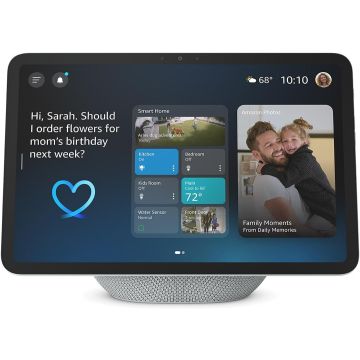 Amazon Echo Show 11, Vibrant Full-HD 11" display with more viewing area, spatial audio, and Alexa, USA Version - Glacier White