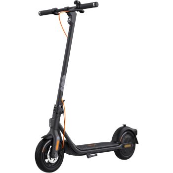 Ninebot KickScooter F2 Plus Powered by Segway | Typical Range to 40km |front disc brake and rear electronic brake| Tubeless Pneumatic Tyres with jelly layer|Black