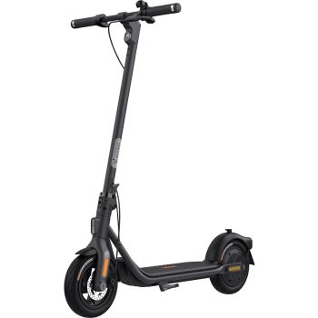 Ninebot KickScooter F2 Powered by Segway | Speed up to 40km/hr | Typical Range to 33km |front disc brake and rear electronic brake| Tubeless Pneumatic Tyres with jelly layer|Black