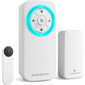 Wasserstein Doorbell Chime for Google Nest Doorbell (Wired, 2nd Gen) and Google Nest Doorbell (Battery) - Made for Google Nest
