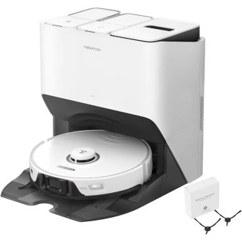 Roborock S8 Pro Ultra Robotic Vacuum And Mop, Auto-Drying, Self-Washing, Liftable Dual Brush And Sonic Mop, 6000Pa Suction, Self-Refilling, Self-Emptying, Reactive 3D Obstacle Avoidance 350 ml