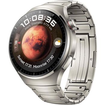 HUAWEI WATCH 4 Pro LTE Aerospace-Grade Titanium Alloy Case Titanium Strap