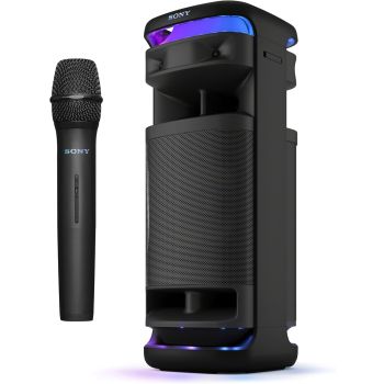 Sony ULT Tower 10 Bluetooth Karaoke Party Speaker with Powerful Bass, 360° Sound and Party Lights, Included Wireless Microphone