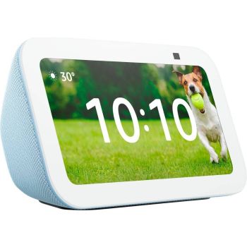 Amazon Echo Show 5 (3rd Gen) 5" | Smart display & alarm clock with clearer sound | Use your voice to control smart home devices, play music or the Quran, & more (speaks Khaleeji)