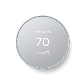 Google Nest Smart Programmable Wi-Fi Thermostat - TDRA Approved - Fog
