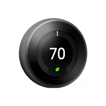 Google Nest 3rd Generation Programmable Learning Smart Thermostat - Carbon Black