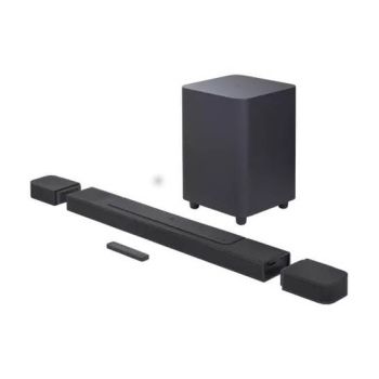 JBL Bar 1000 Pro 7.1.4 Channel Sound Bar with Wireless Subwoofer - Black