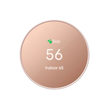 Google Nest Smart Programmable Wi-Fi Thermostat - TDRA Approved - Sand