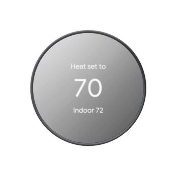 Google Nest Smart Programmable Wi-Fi Thermostat - TDRA Approved - Charcoal