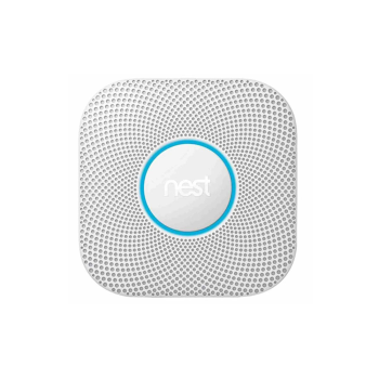Google Nest Protect 2nd Generation Wired Smoke Detector Alarm White S3003LWES 