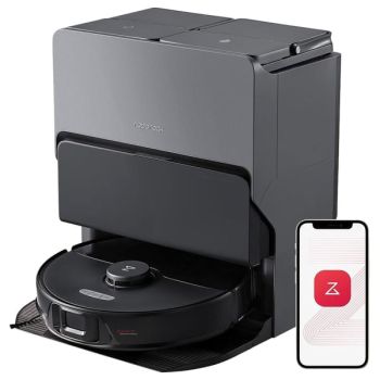Roborock S8 Max Ultra Robot Vacuum and Mop, FlexiArm Design, Auto Mop Washing&Drying, Smart Dirt Detection, Self-Emptying, 8000Pa Suction, 20mm Mop Lifting, Obstacle Avoidance, Auto Add Cleaner