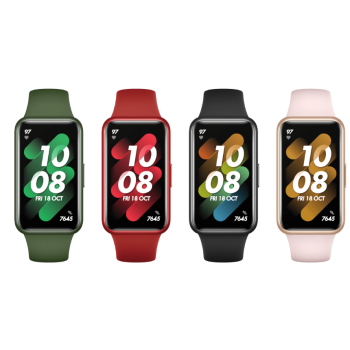HUAWEI Band 7 Smartwatch Health And Fitness Tracker, Slim Bezel Less Screen, 2 Week Battery Life, Spo2 Blood Oxygen & Heart Rate Monitor