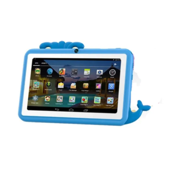 Modio M51 Android Kids Tablet, 7" Vibrant Display, 64 GB Memory Storage, 3000 mAh Battery, Kid-Friendly Design, 5G Wi-Fi Connectivity - Blue