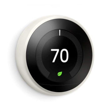 Google Nest 3rd Generation Programmable Learning Smart Thermostat-White
