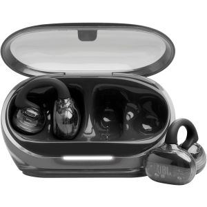 JBL Soundgear Clips True Wireless Open-Ear Headphones, SonicArc Design, Up to 32 Hours Playtime, 4 Beamforming Microphones, IP54 Water and Dust Proof, JBL OpenSound Technology