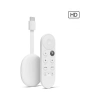 Google Chromecast with Google TV HD Voice Remote Control, Snow