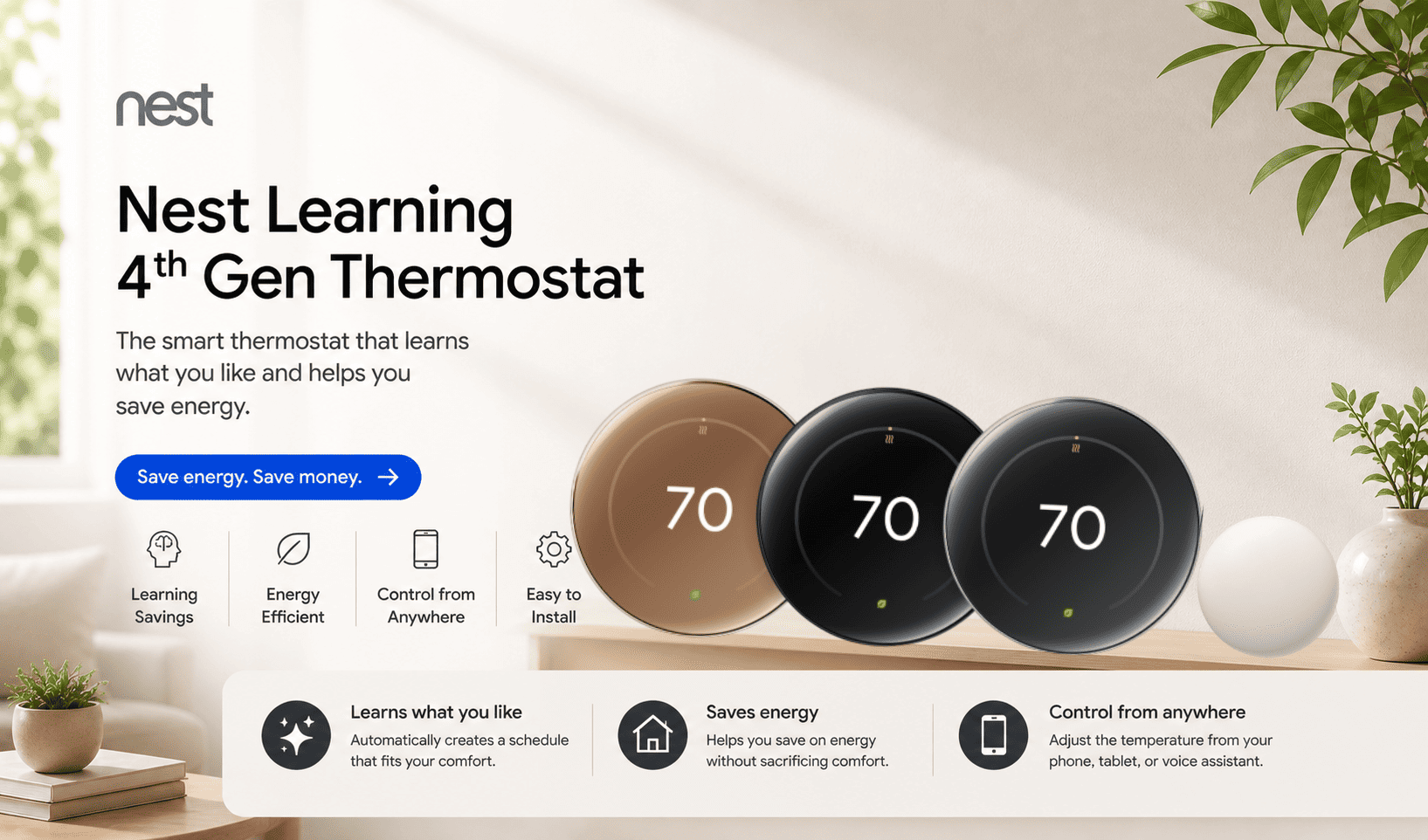 Nest Thermostat 4th Gen